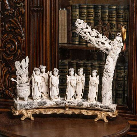 Винтаж: Скульптурная композиция «Музыкальный Вечер» Символ очищения и изобилия