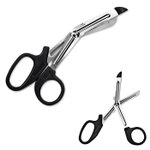 Медицинские ножницы с черными ручками (Цвет: черный)