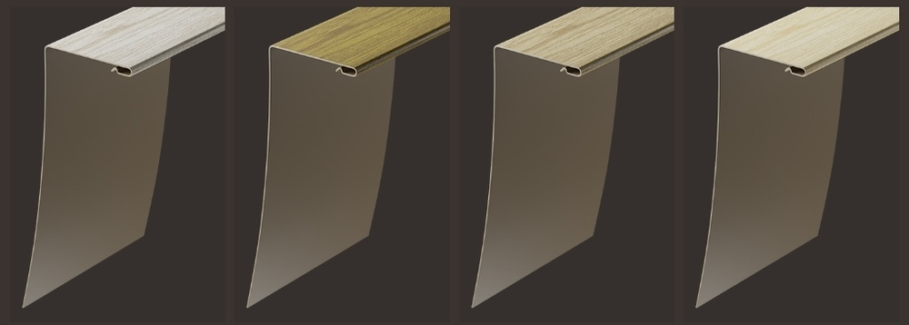 Виниловый Döcke Универсальный около оконный профиль 89/254 мм рябина/кедр/орех/миндаль/зрелый/каштан/канадская береза