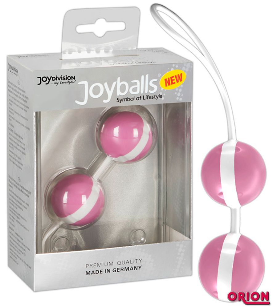 Вагинальные шарики Joyballs розово-белые