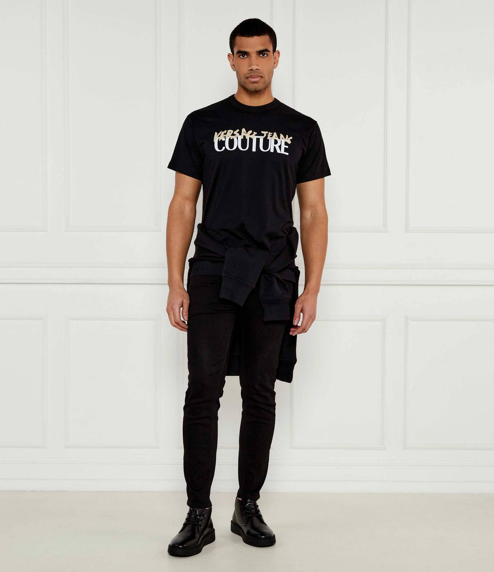 Футболка Versace Jeans Couture - черный(78GAHE06CJ00E)