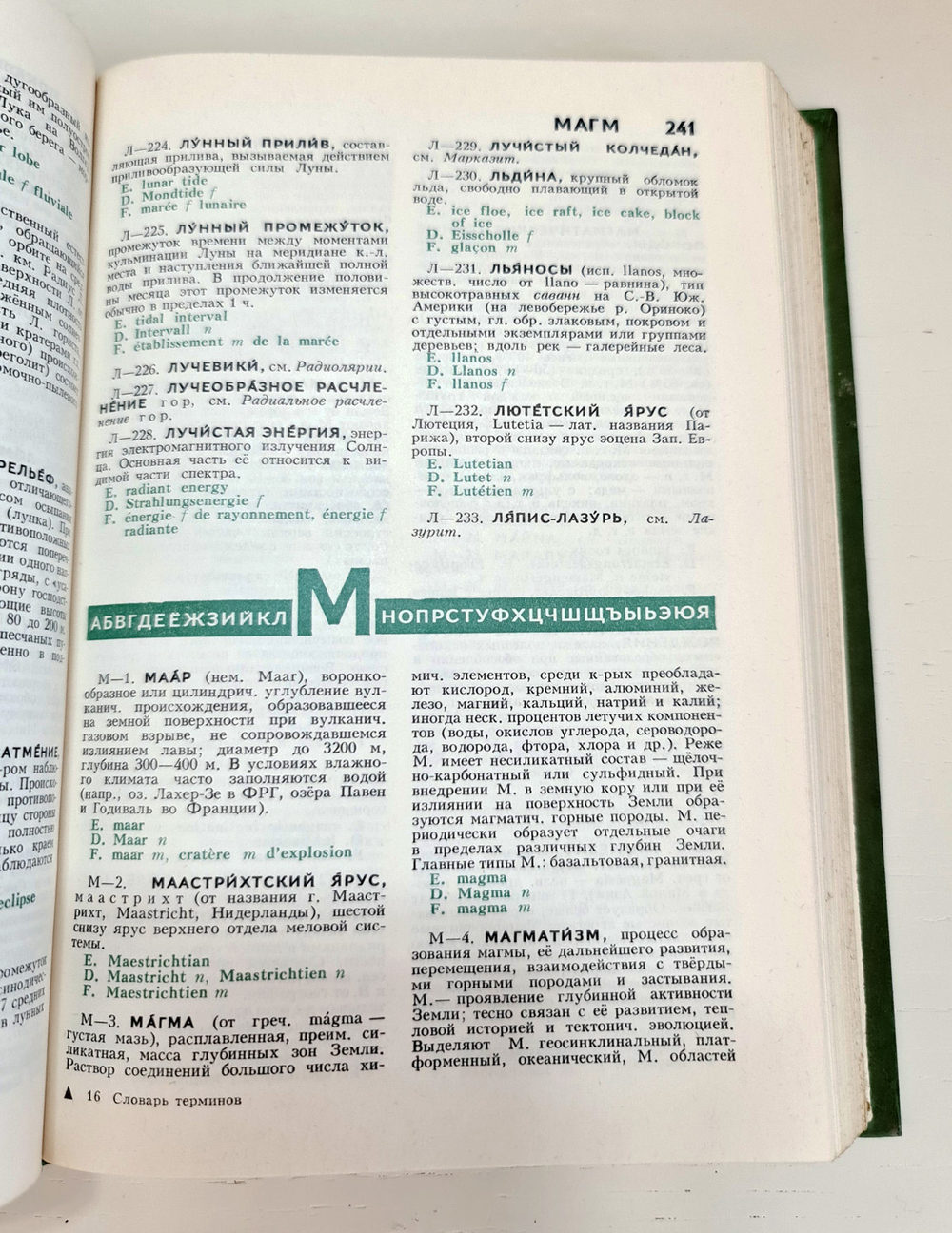 Четырехъязычный энциклопедический словарь терминов по физической географии. И.С.Щукин. 1980