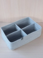 Органайзер для косметики плетеный