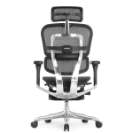 Кресло FALTO Ergohuman Elite 2 с подножкой ( чёрный каркас /сетка чёрный T-168-B1 Black )
