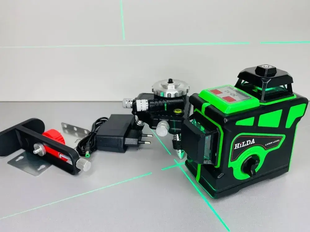 Лазерный уровень/нивелир Hilda 3D Хилда с магнитным креплением