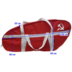 Сумка AG для лод. мотора 2т/10-18 л.с "Premium СССР" красная