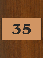 нумерация на дверь