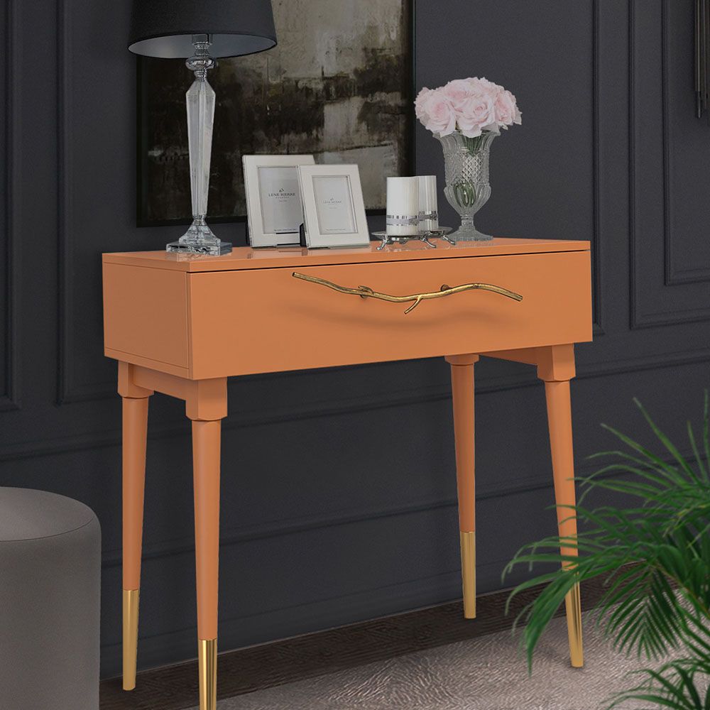 Консоль Арт Колор matte Стайл Голд Томленый оранжевый матовый