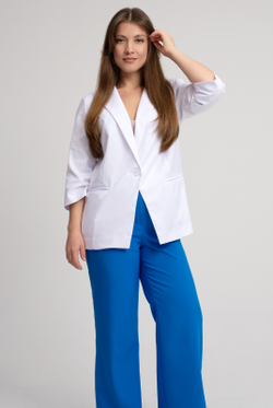 Жакет женский 3288АП, белый #376Бел043288АП