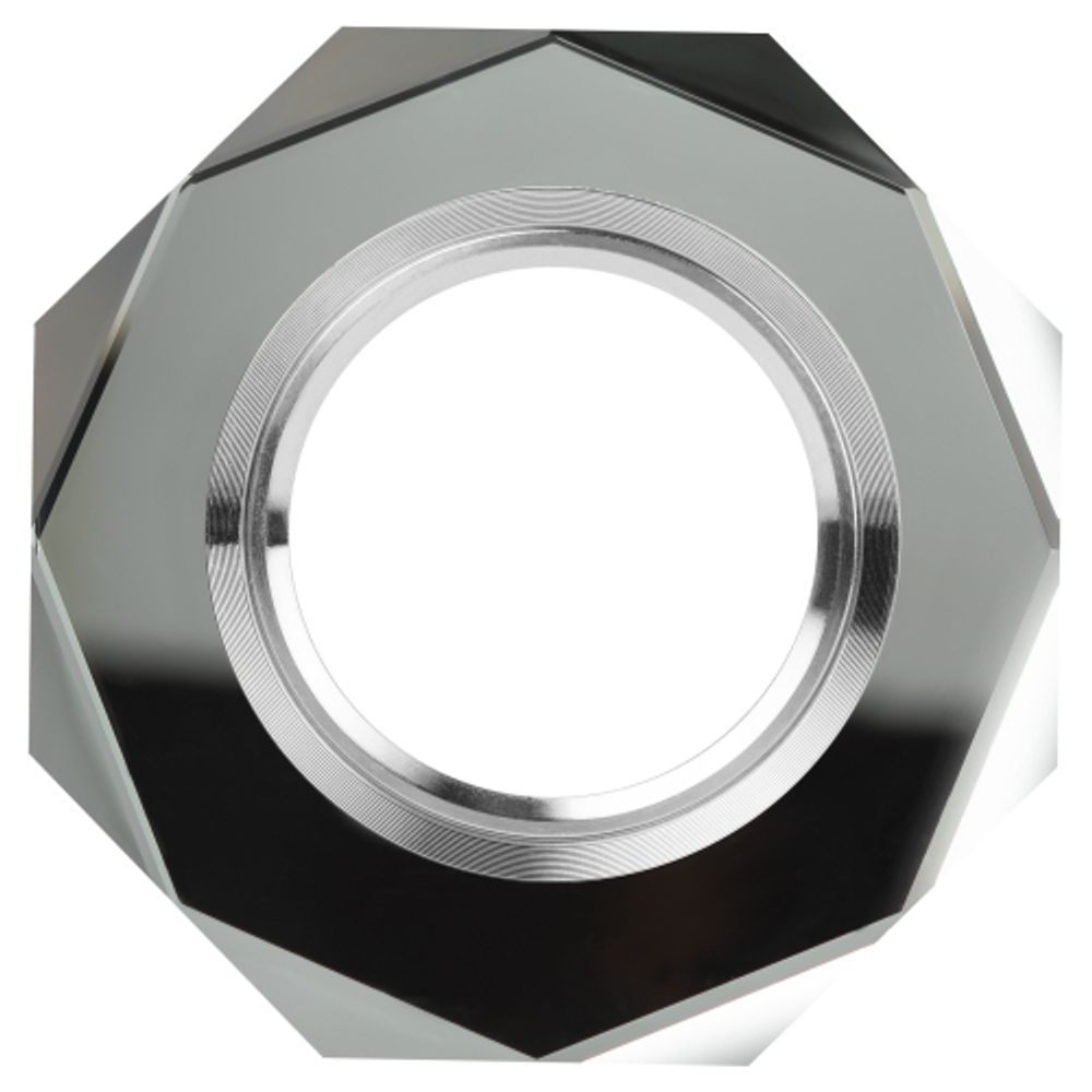 DK5 СH/SL Светильник ЭРА декор стекло многогранник MR16,12V/220V, 50W, GU5,3 зеркальный/хром