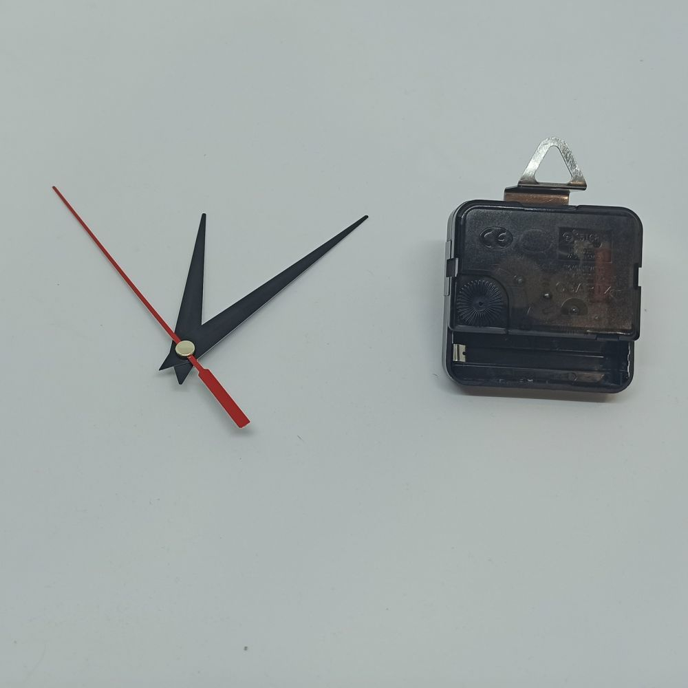 Часовой механизм, шток 16 мм, со стрелками №9 (1уп = 5шт)