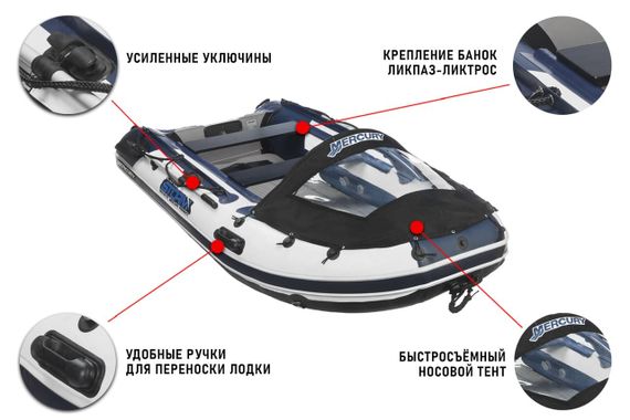 Лодка ПВХ STORMLINE AirDeck Extra 360