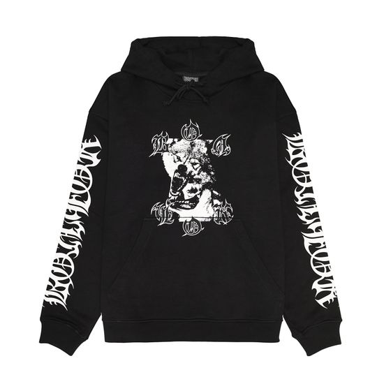 Худи Волчок СТАЯ 2.0 (черный)