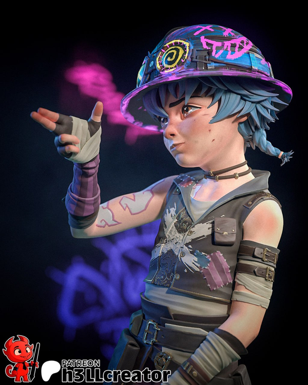 Иша Аркейн Лига Легенд Фигурка