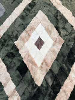 Покрывало меховое ковер из шкуры овчины