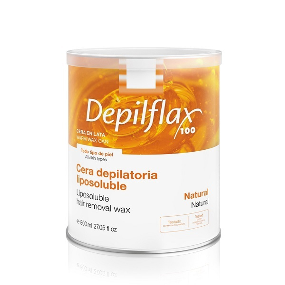 Воск теплый в банке Depilflax Натуральный 800мл