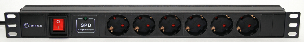 Блок розеток 19", 6 розеток 5bites PDU619A-06