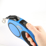 Поводок-рулетка для собак Urban M, 5м до 25кг, лента, синий, Triol