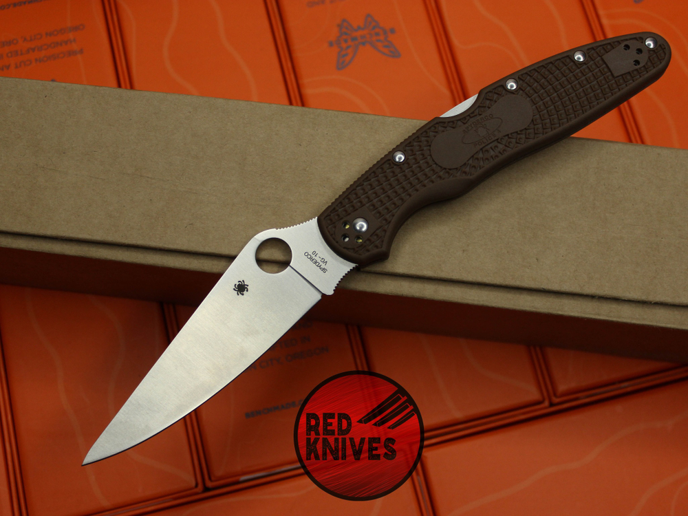 Нож Spyderco Police LTW - рукоять "Coyote Brown" (коричневый) A+++