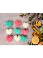 Бомбочки для ванн, сердце 9 штук