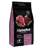 AlphaPet Superpremium Adult для кошек Говядина с печенью 400гр.