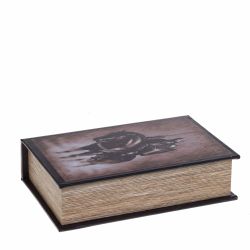 GAEM Шкатулка-книга с замком, L18 W7 H27 см