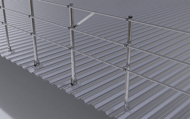Кровельное ограждение Fachmann КО/PL/PVC/600-2-3000
