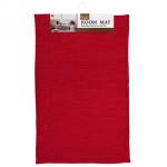 Коврик для ванной 50*80"Букли» бордовый