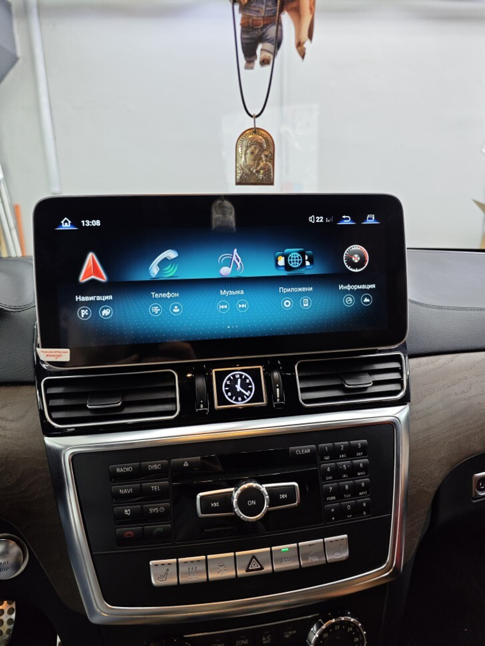 Магнитола Mercedes-Benz ML (W166), GL (X166) 2011-2015 - Radiola RDL-7712 монитор 12.3" на Android 13, 8Гб+128Гб, CarPlay, 4G SIM-слот