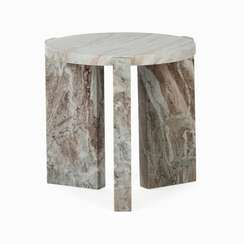 Кофейный стол Yvonne Ø45х45 см, индийский мрамор