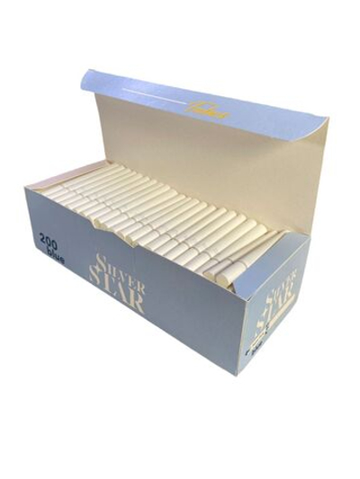 Гильзы для сигарет "Silver Star" KS Blue Super Flow 8.1/15мм 5х200 шт (Комплект)
