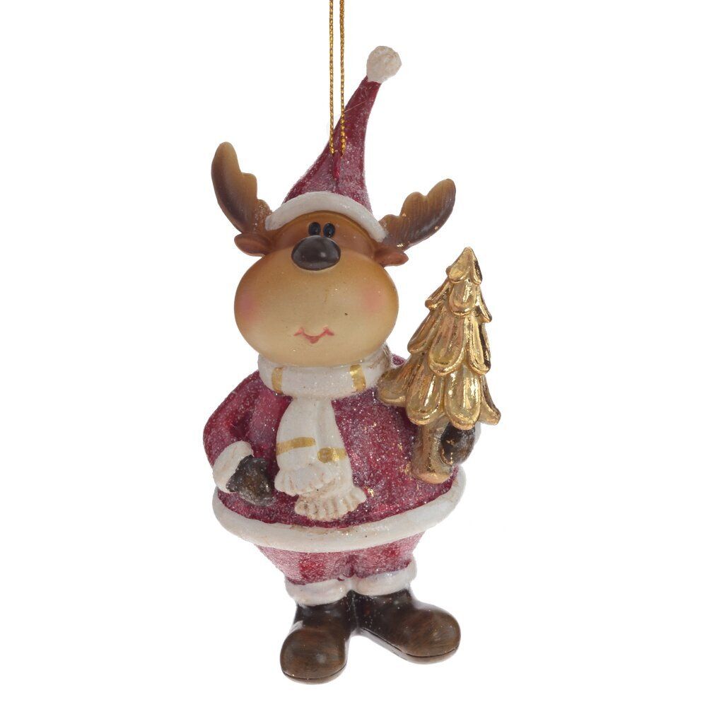 GAEM Изделие декоративное подвесное "Олень", L5,5 W4 H11 см, 2в.