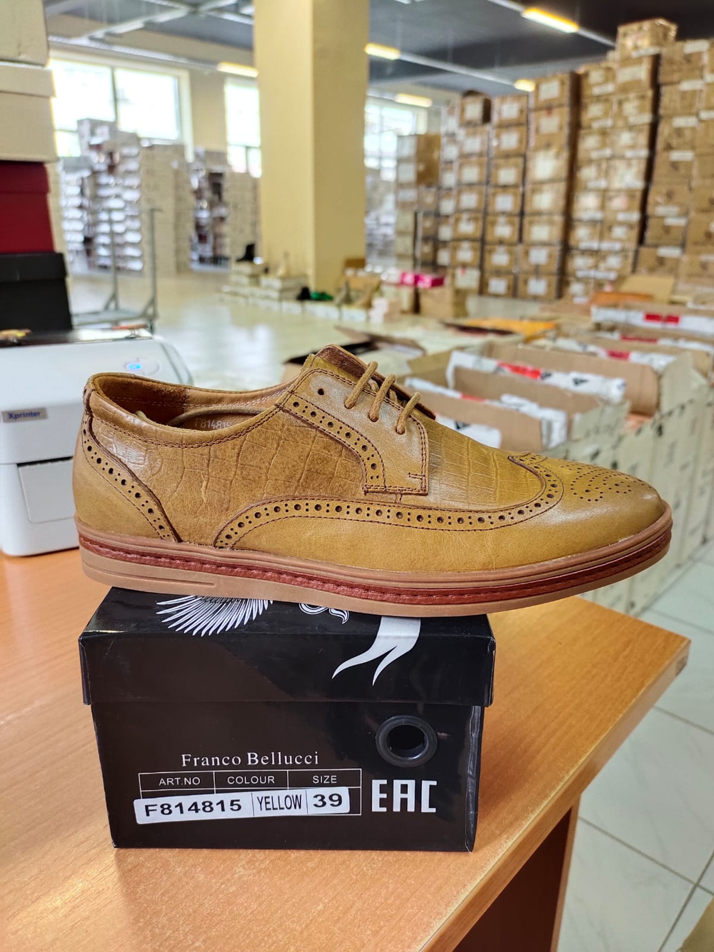 Туфли мужские FRANCO BELLUCCI F814815