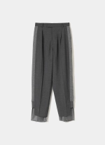 UNDERCOVER БРЮКИ КОМБИНИРОВАННЫЕ СЕРЫЕ