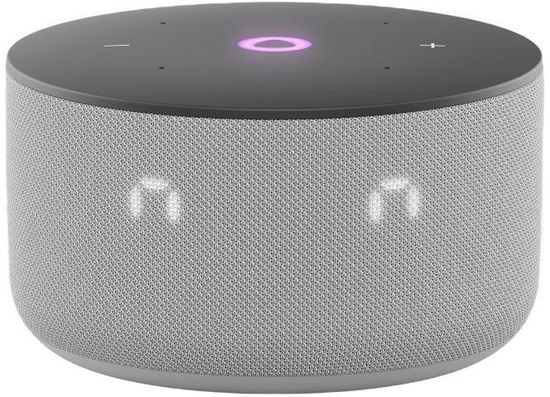 Умная колонка Яндекс Мини 3 с часами, серый