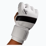 Перчатки MMA Hayabusa T3 white/black