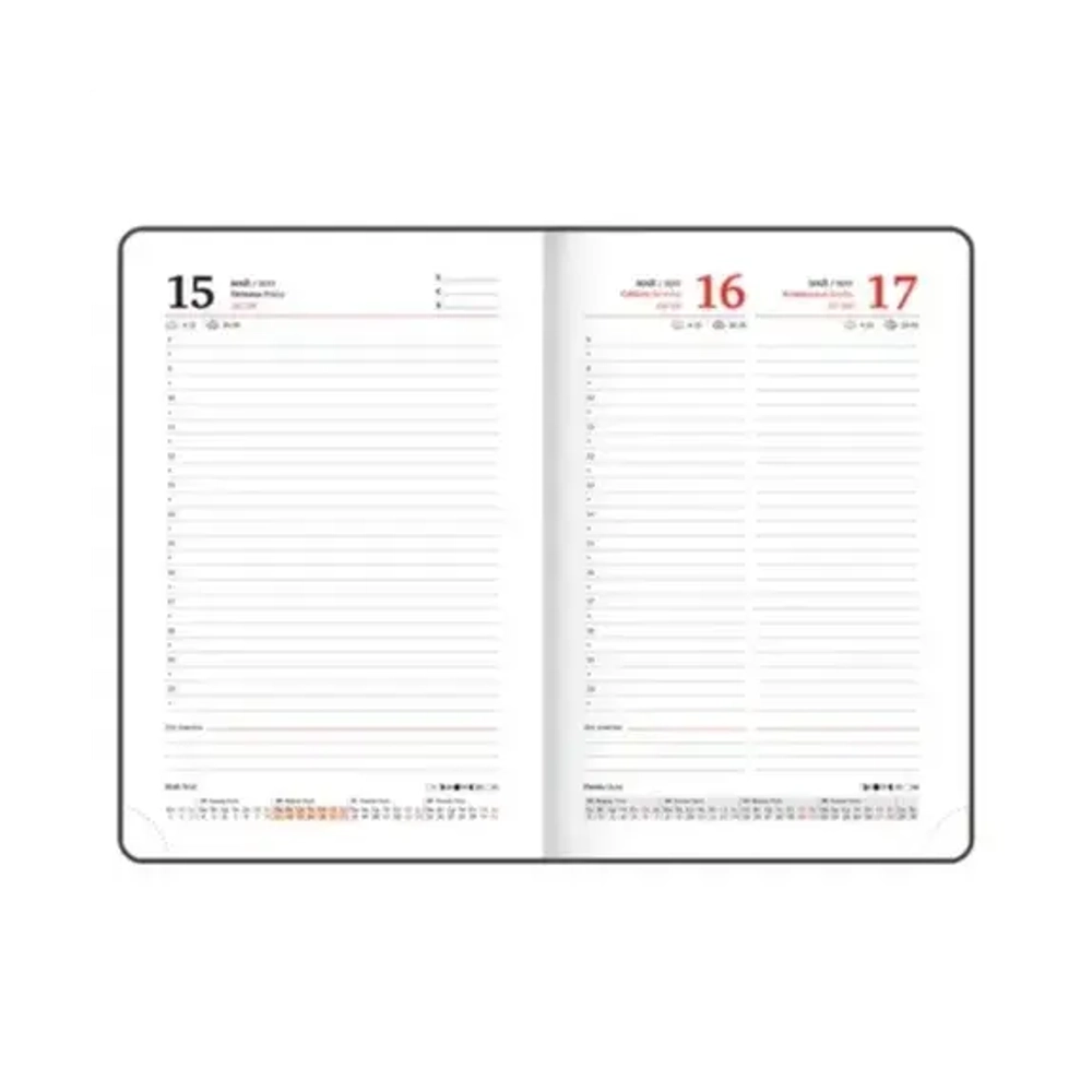 Ежедневник датированный 2026 А5 138х213 мм, BRAUBERG "State", под кожу, коричневый, 117417