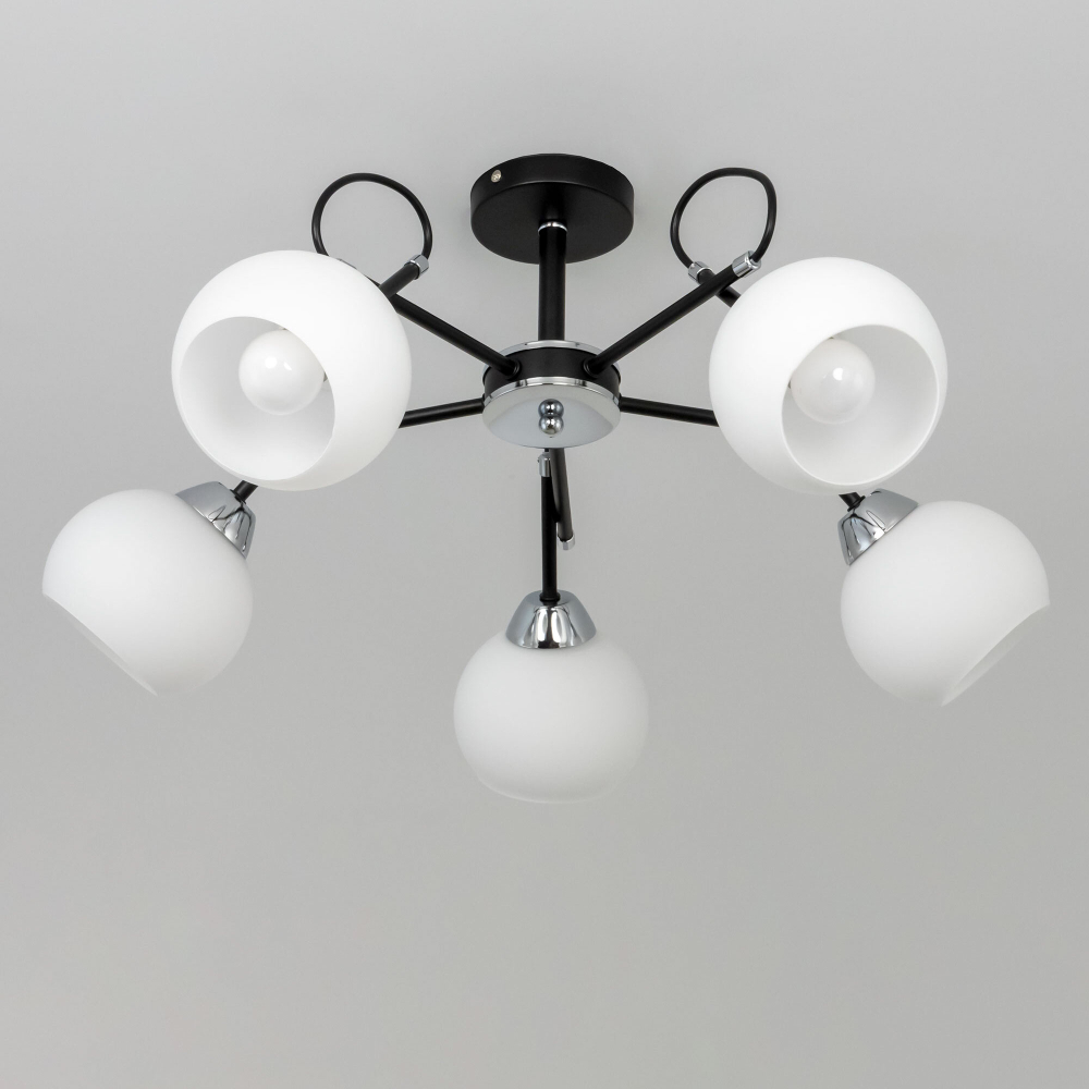 Citilux Стивен CL141251 Люстра потолочная Чёрная