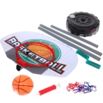 Набор тренировочный для баскетбола ZG270-225: кольцо с подставкой 150 см, сетка, мяч 12 см, насос