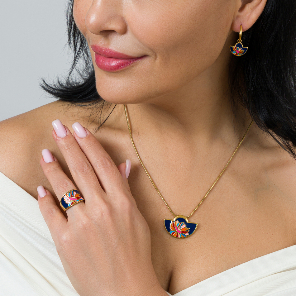 Серьги Fiore Luna AE03599-4A