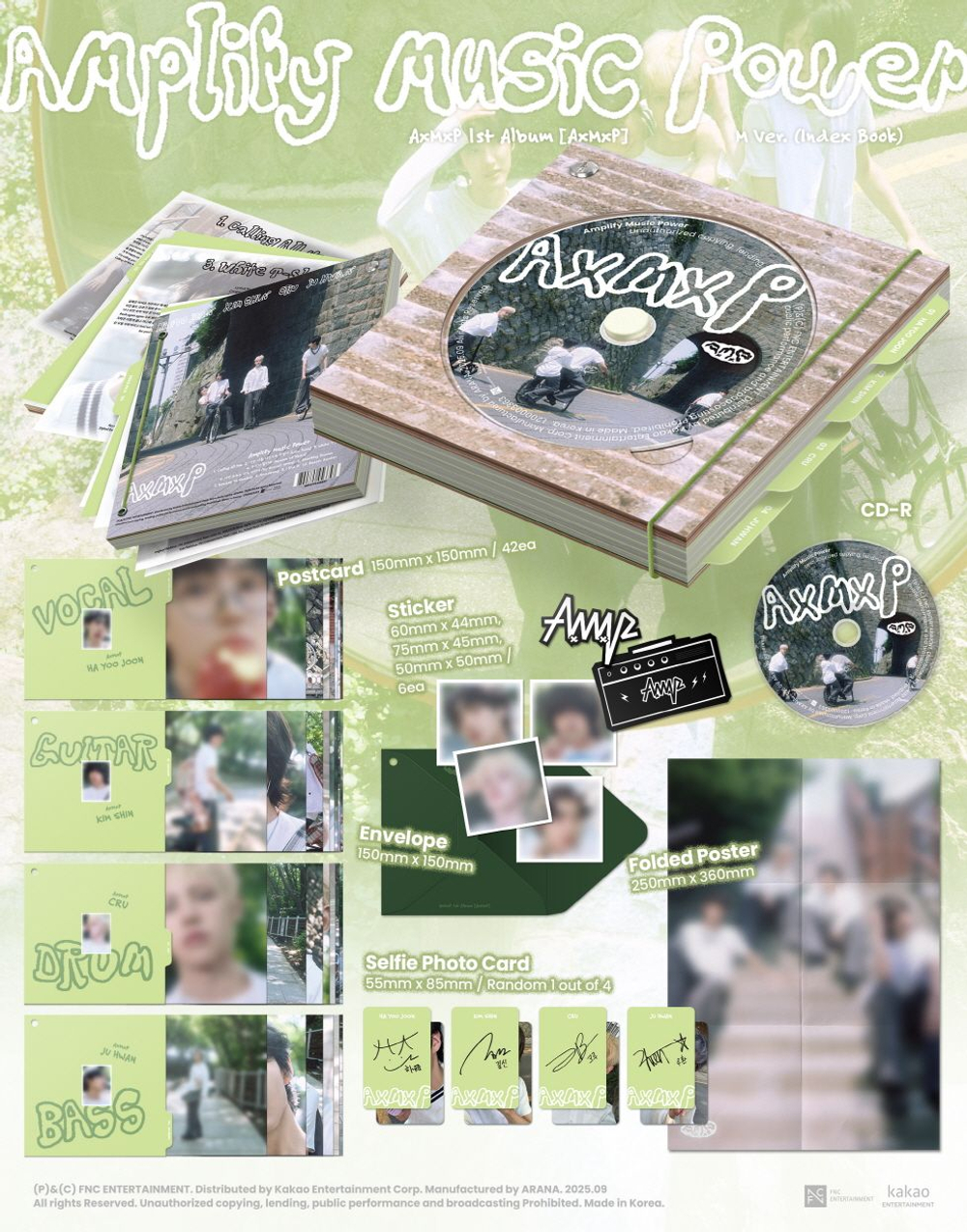 Альбом AxMxP - AxMxP 1st Album M Version