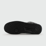 Кроссовки Nike Air Force 1 Mid Black / Wh. Sw. with Fur