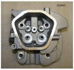 Головка блока цилиндра бензинового двигателя (седла+втулки) Excalibur S420/LB190/Cylinder head comp