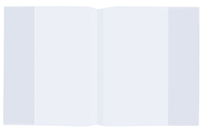 Обложка д/тетради и дневника ПП 210х350мм. 35 мкм. прозрачная (ПИФАГОР)