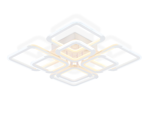 Светильник светодиодный потолочный FA8950/4+4 WH белый 101W 3000-6000K 540*540*120 (ПДУ ИК)