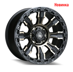 Диск колёсный литой AGILITY FORCE A728 R17 8.5 ET12 Matte Black w/Mac Face&Dark Tint