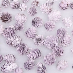 Композиция для декора «Лесное удовольствие» 11*11*14 см (130 гр), лаванда