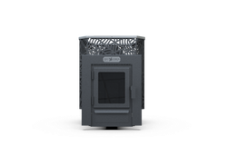 Банная печь Душа- 15 Сетка Модерн стекло