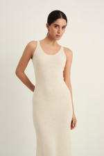 Платье FLUFFY, молочный