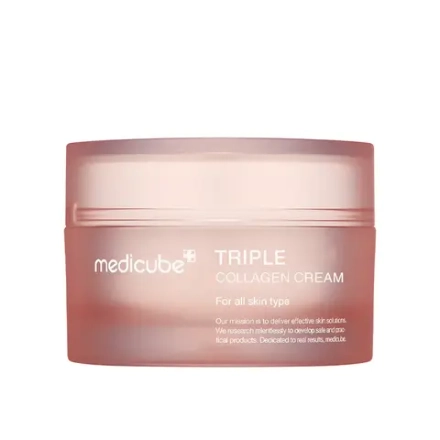 MEDICUBE Triple Collagen Cream 4.0 – Коллагеновый крем для упругости кожи (50 мл).